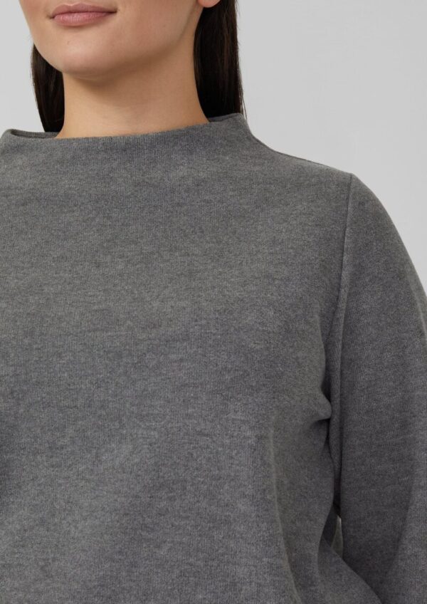 Weiches Sweatshirt mit Stehkragen