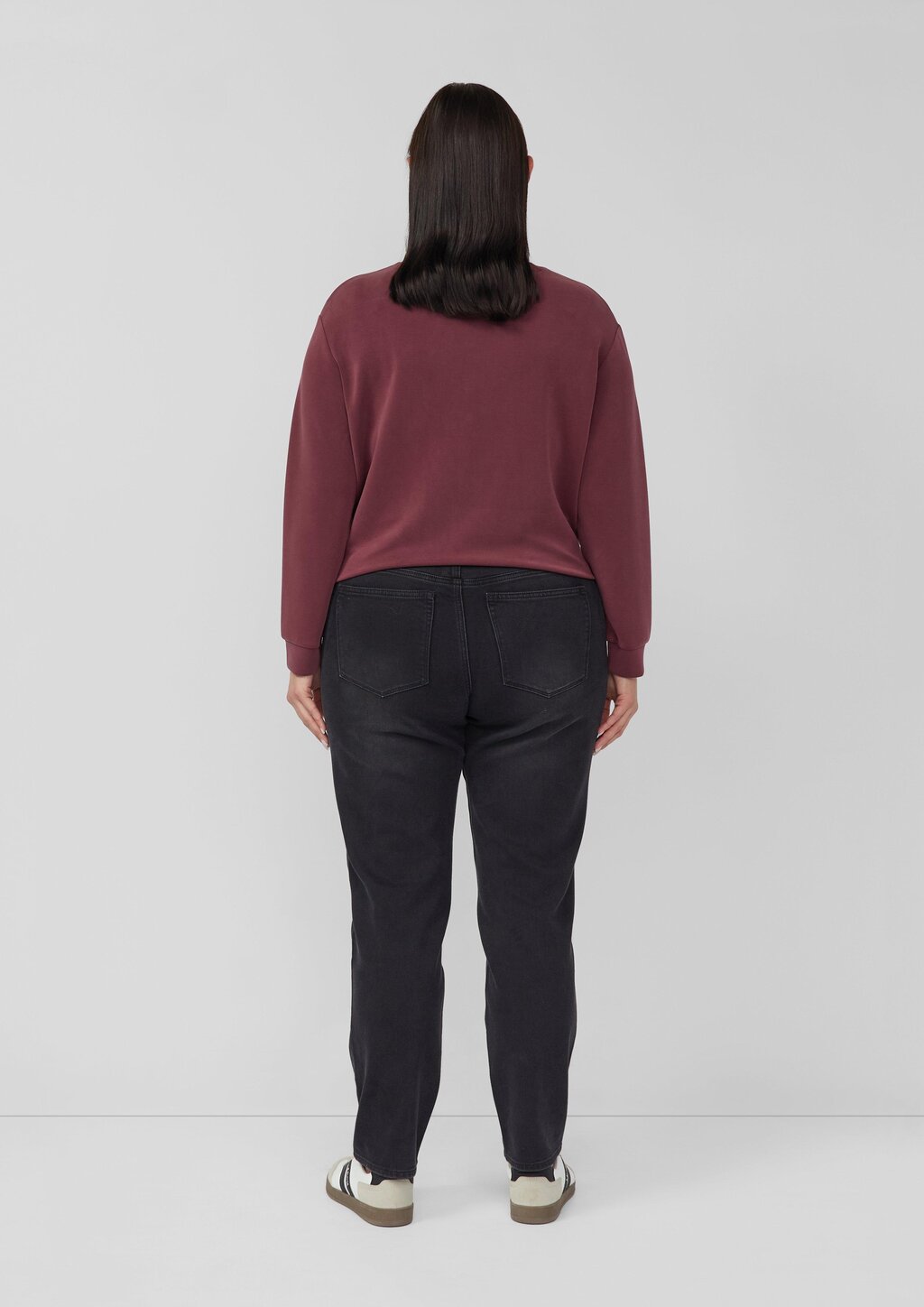 Scuba-Sweatshirt im Relaxed Fit mit Prägung