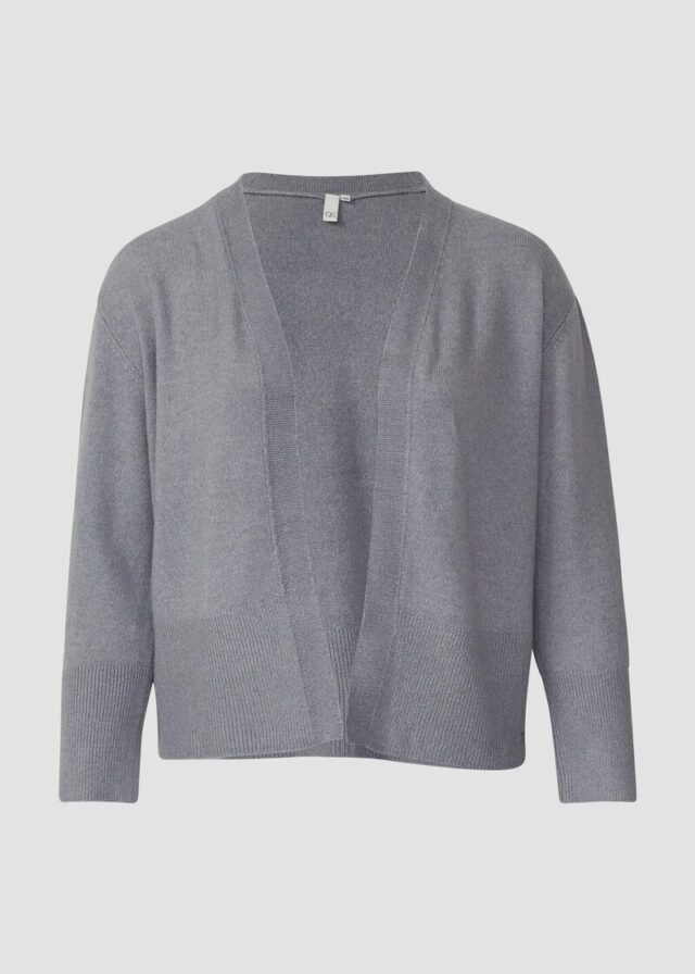 Feinstrick Cardigan mit breitem Bündchen