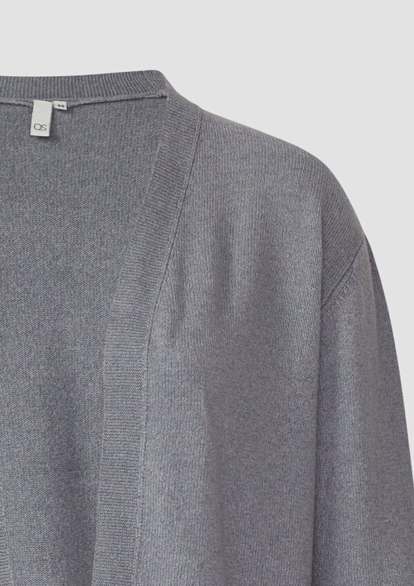 Feinstrick Cardigan mit breitem Bündchen