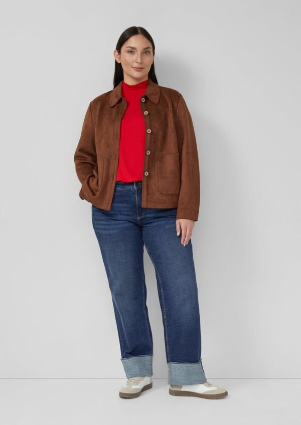 Jeans / Straight Fit / Mid Rise / Straight Leg / Aufschlag