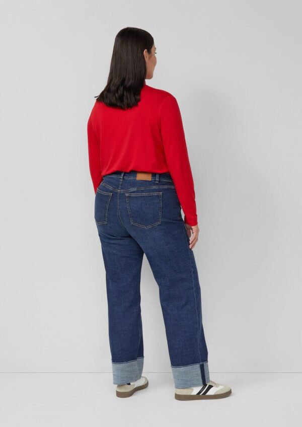 Jeans / Straight Fit / Mid Rise / Straight Leg / Aufschlag