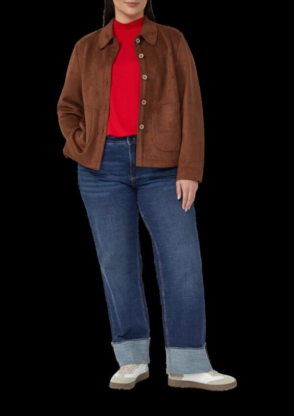 Jeans / Straight Fit / Mid Rise / Straight Leg / Aufschlag