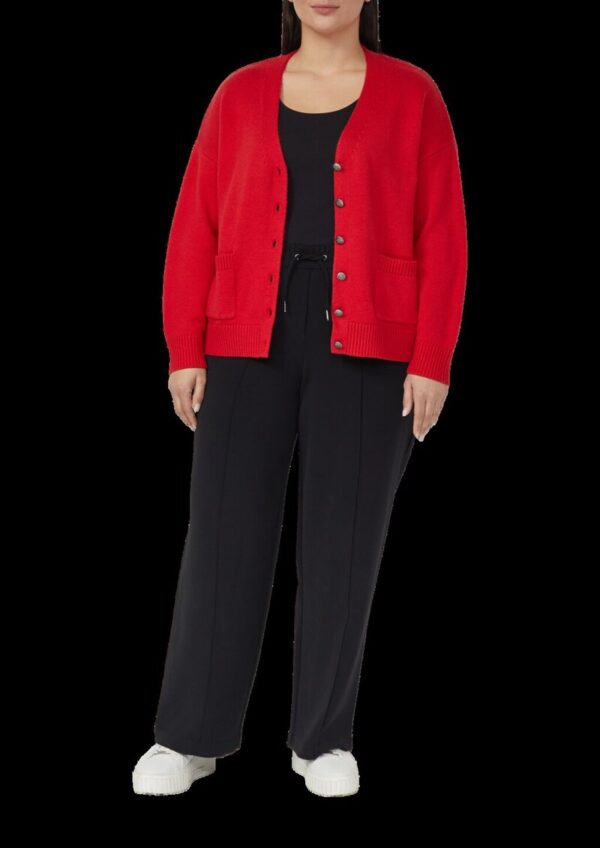 Cardigan aus Wollmix mit Metall-Knöpfen