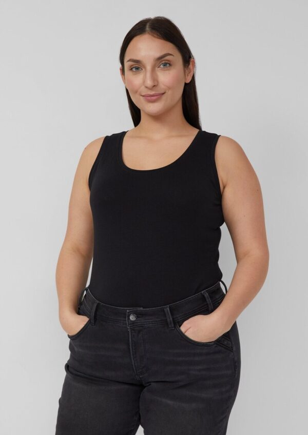 Elastisches Tanktop aus Baumwollmix