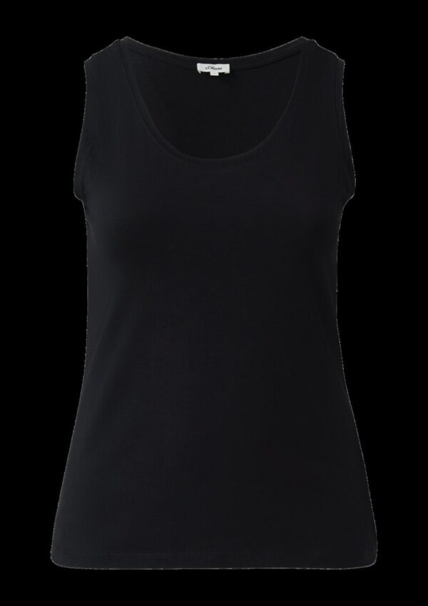 Elastisches Tanktop aus Baumwollmix