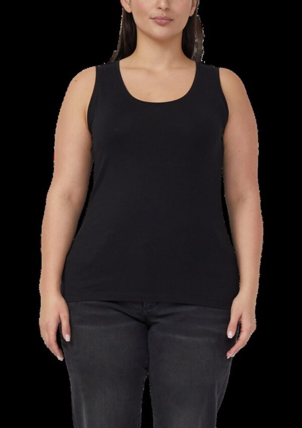 Elastisches Tanktop aus Baumwollmix