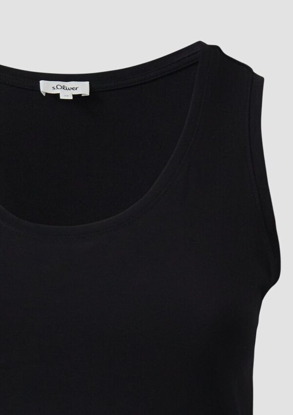Elastisches Tanktop aus Baumwollmix