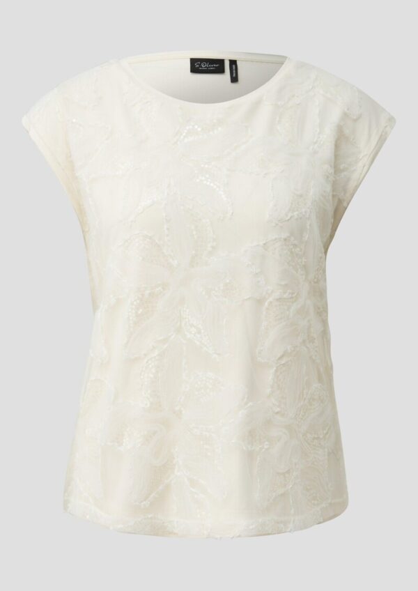 Ärmelloses Jersey-T-Shirt mit Rundhalsausschnitt im Regular Fit