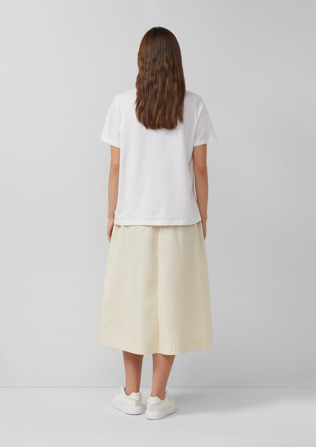 Baumwoll-T-Shirt mit Frontprint