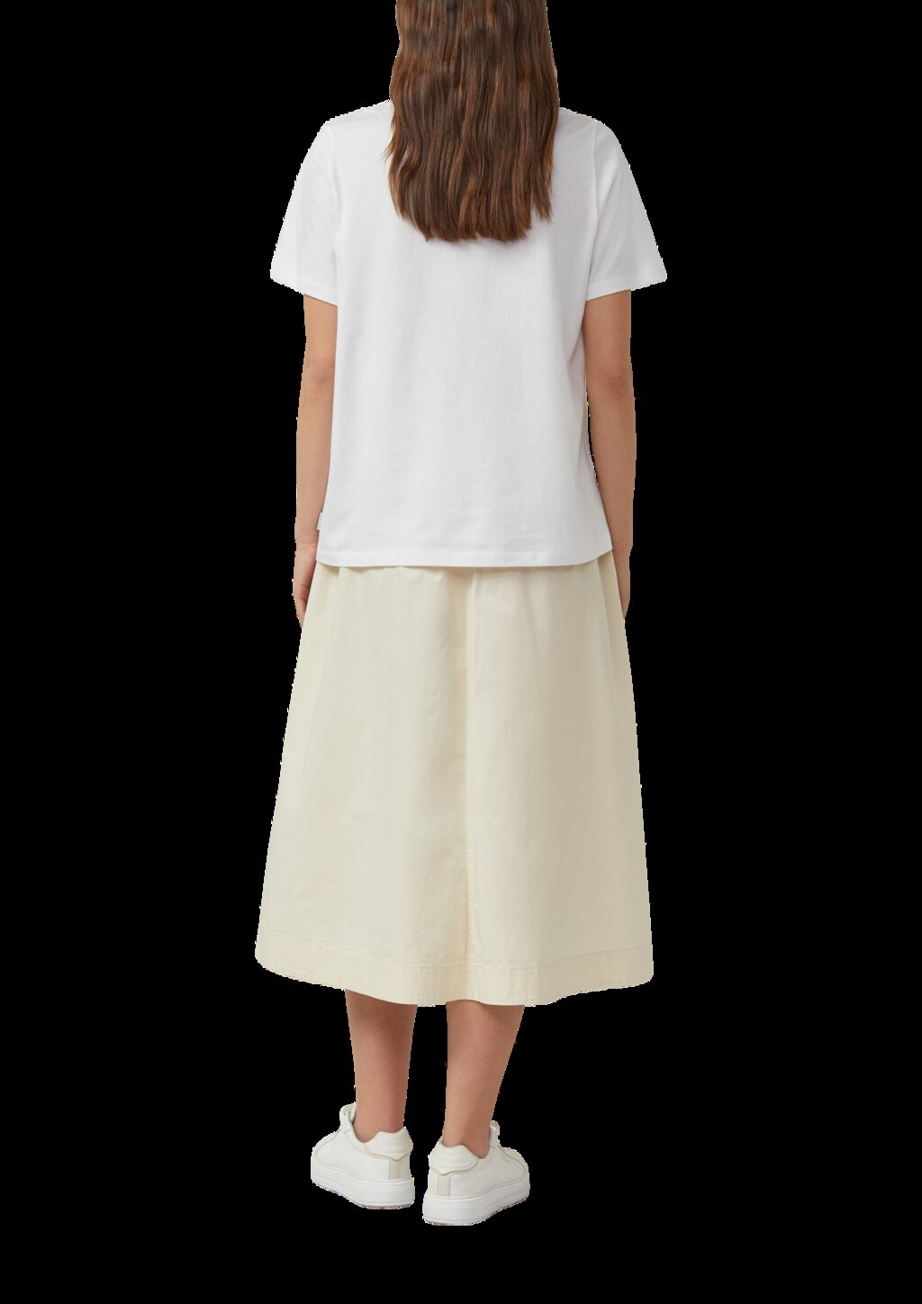 Baumwoll-T-Shirt mit Frontprint