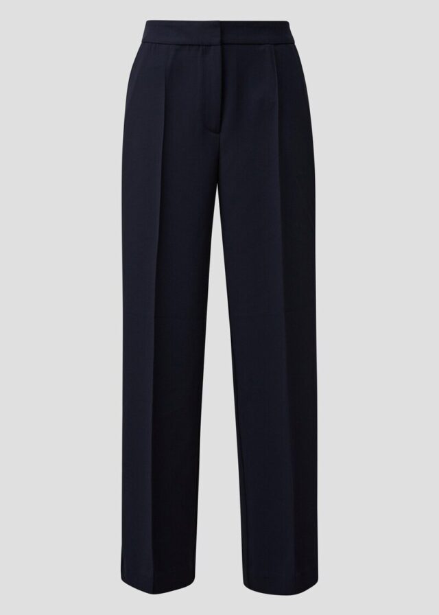 Comfort-Fit-Hose aus Twill mit Biesen