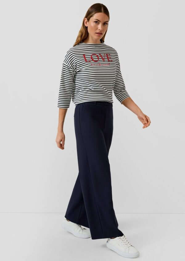 Comfort-Fit-Hose aus Twill mit Biesen