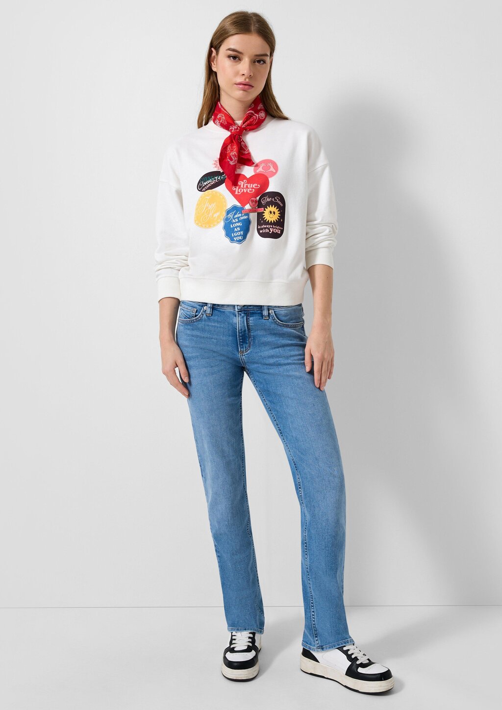 Jeans Catie / Slim Fit / Mid Rise / Straight Leg