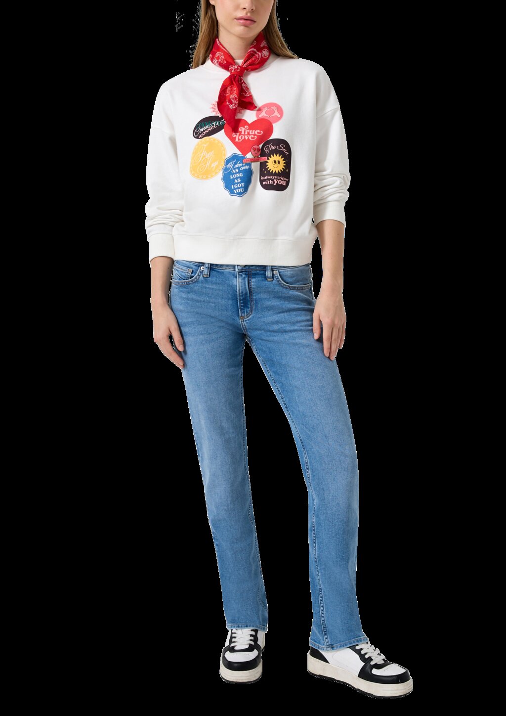 Jeans Catie / Slim Fit / Mid Rise / Straight Leg