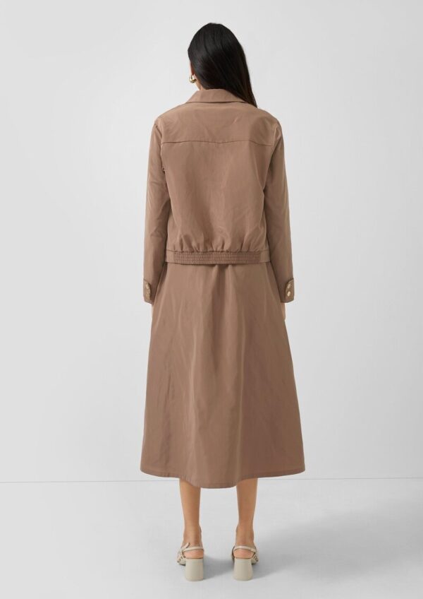 Jacke im Relaxed Fit mit Memory-Shape und Smok-Detail