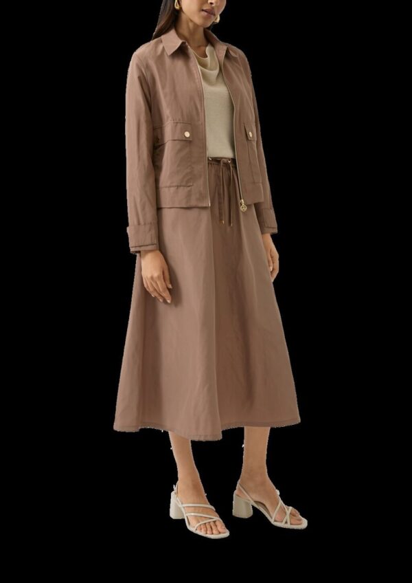 Jacke im Relaxed Fit mit Memory-Shape und Smok-Detail