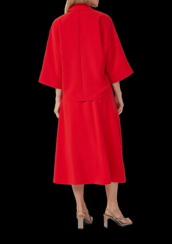 Festliche Crêpe-Bluse mit 3/4-Ärmeln