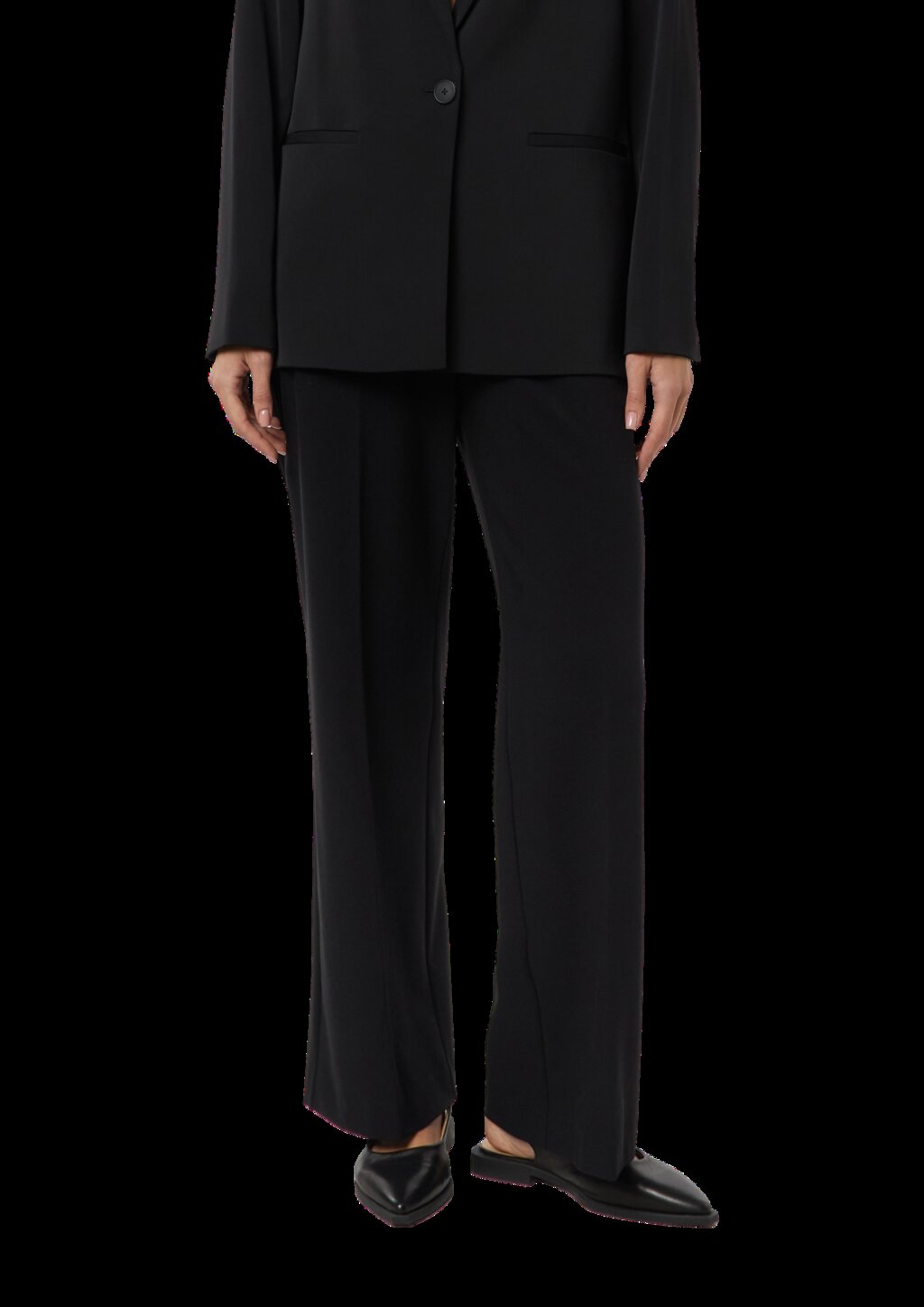 Marlenehose aus fließendem Jersey