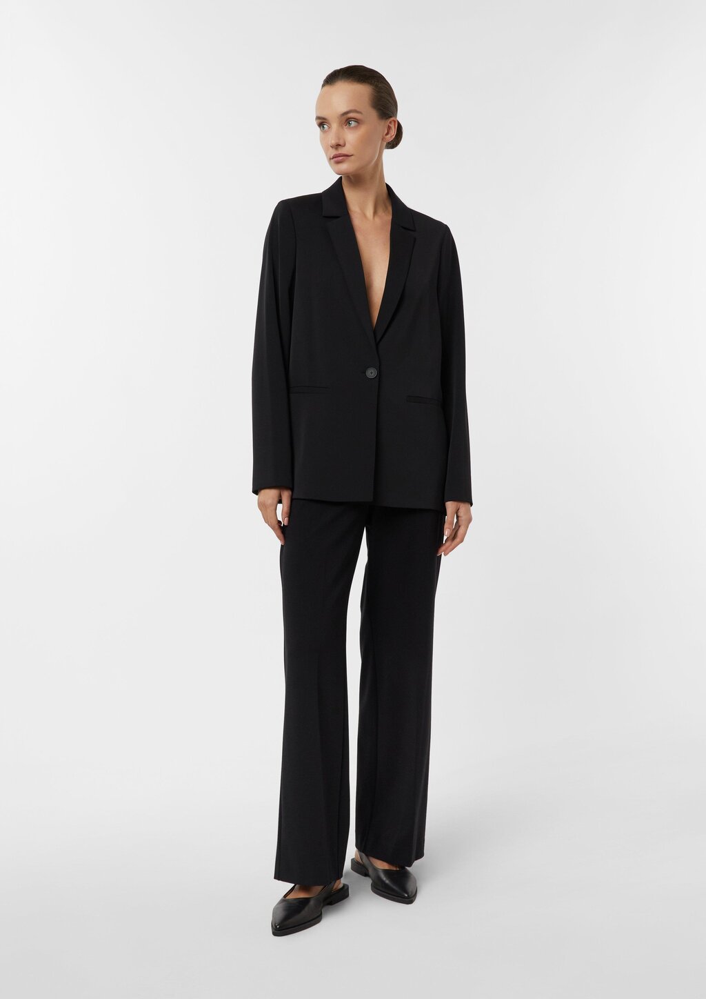 Marlenehose aus fließendem Jersey