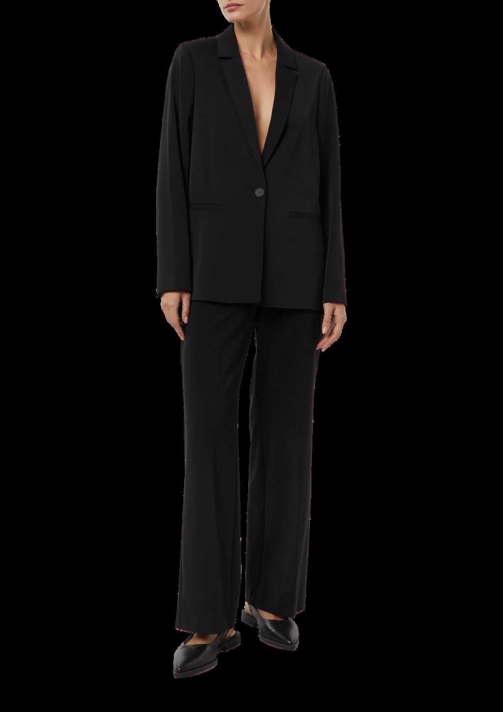 Marlenehose aus fließendem Jersey