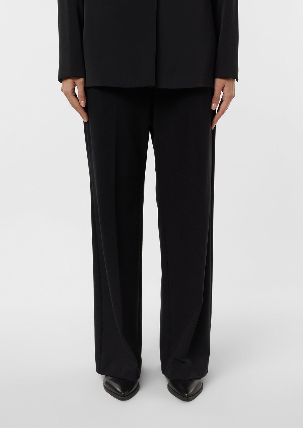 Marlenehose aus fließendem Jersey