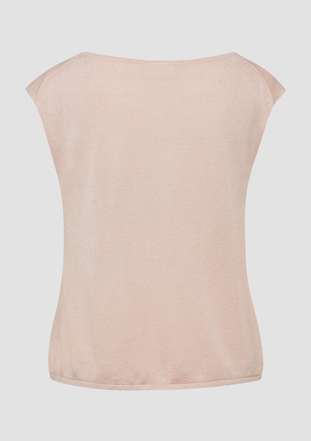 Leichter Feinstrick-Pullunder mit Metallic-Garn