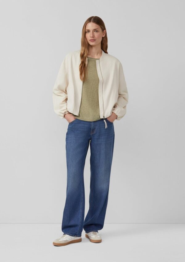 Raglan-Strickpullover aus Bouclé