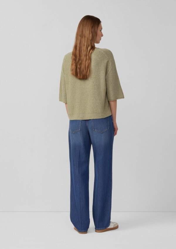 Raglan-Strickpullover aus Bouclé