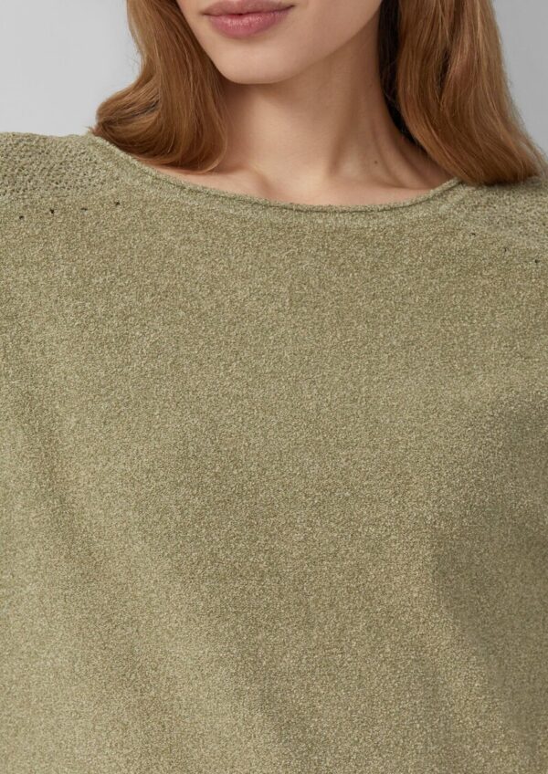 Raglan-Strickpullover aus Bouclé