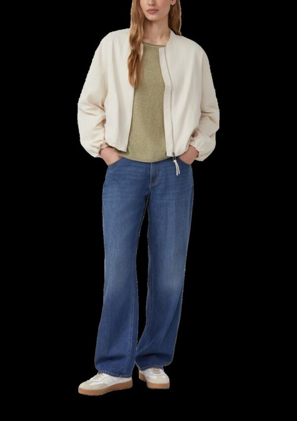 Raglan-Strickpullover aus Bouclé