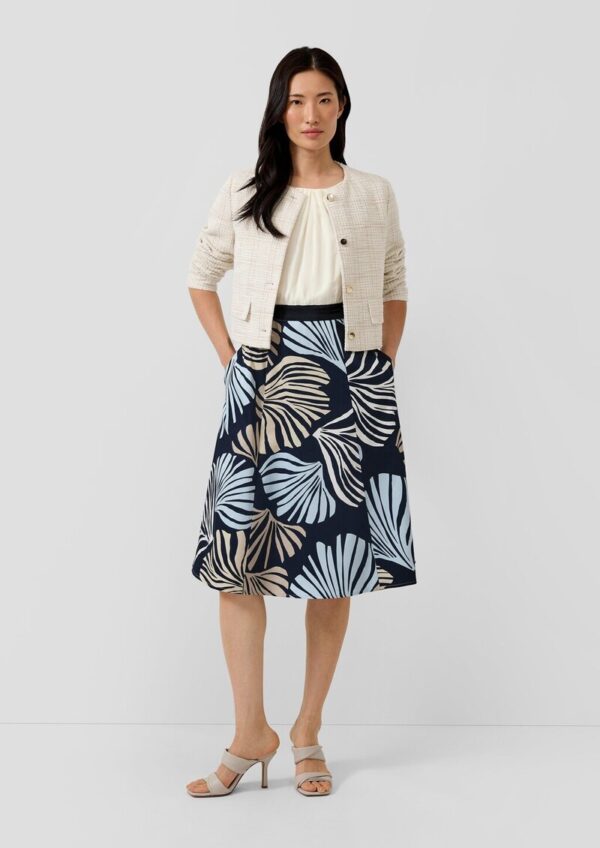 Elegantes Etuikleid mit Popeline-Rock