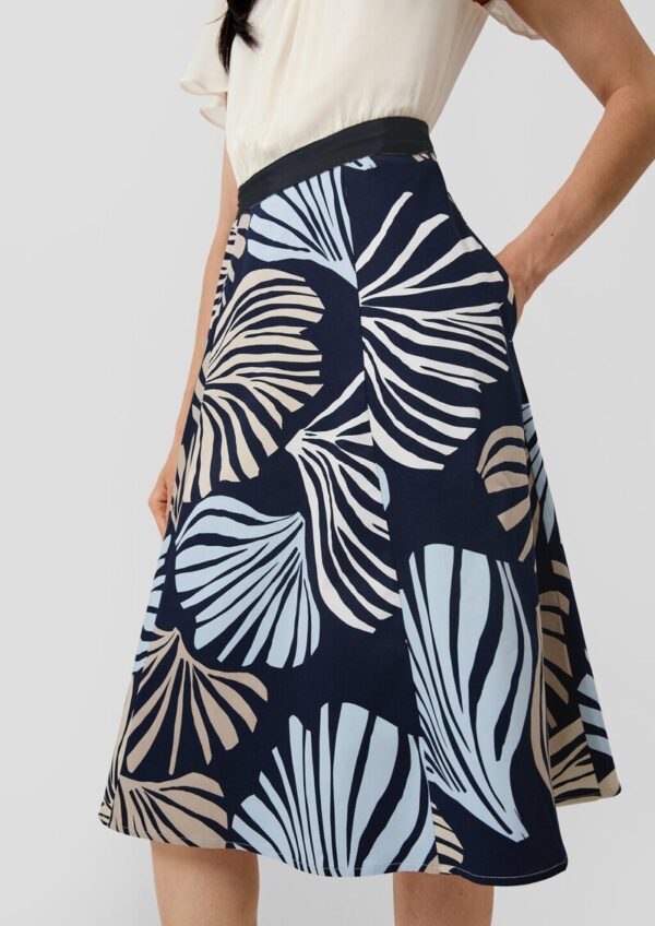 Elegantes Etuikleid mit Popeline-Rock