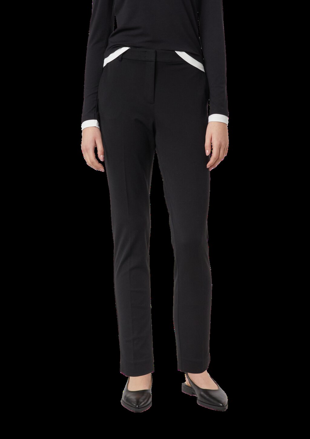 Cigarette-Pants aus weichem Jersey