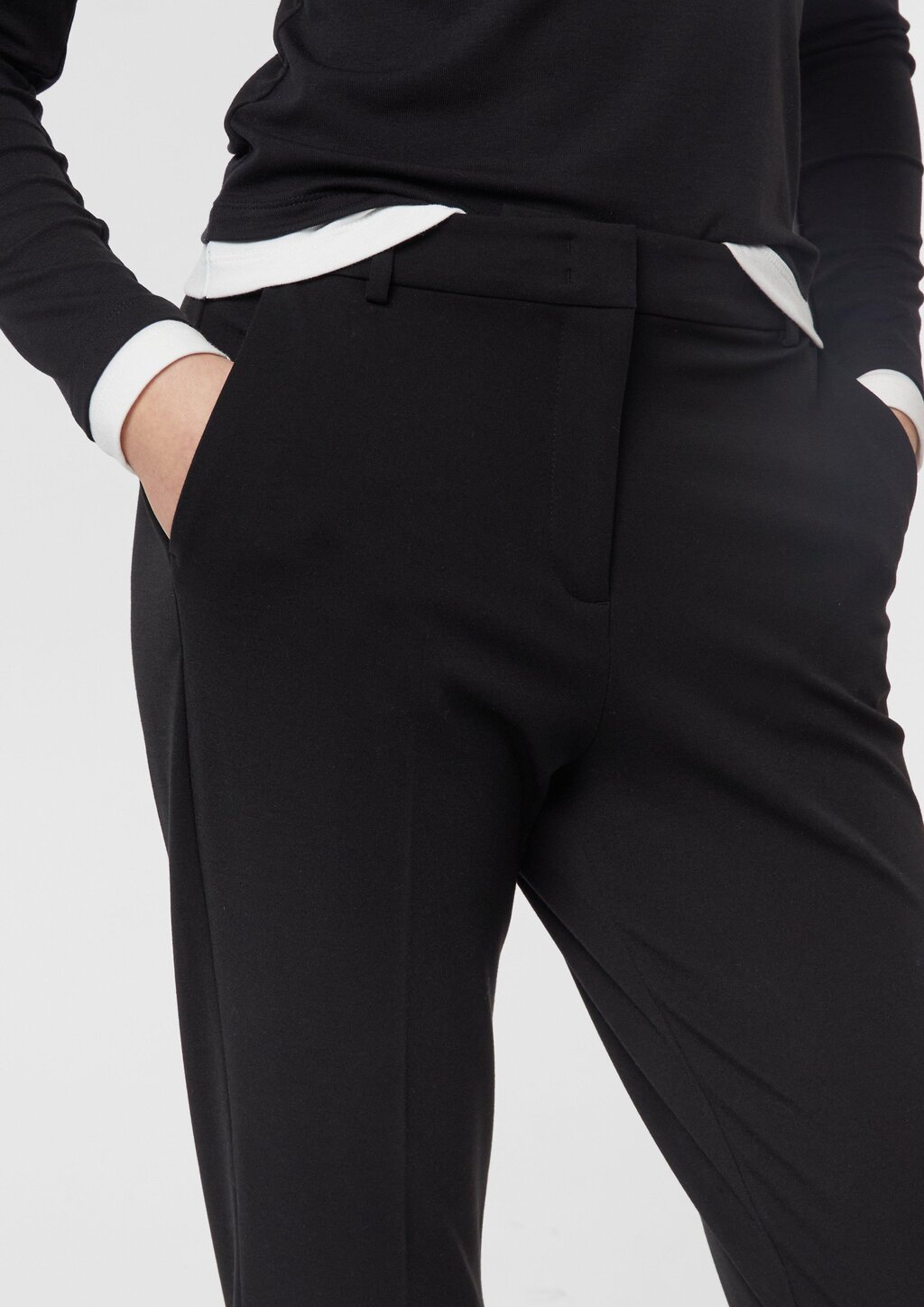 Cigarette-Pants aus weichem Jersey