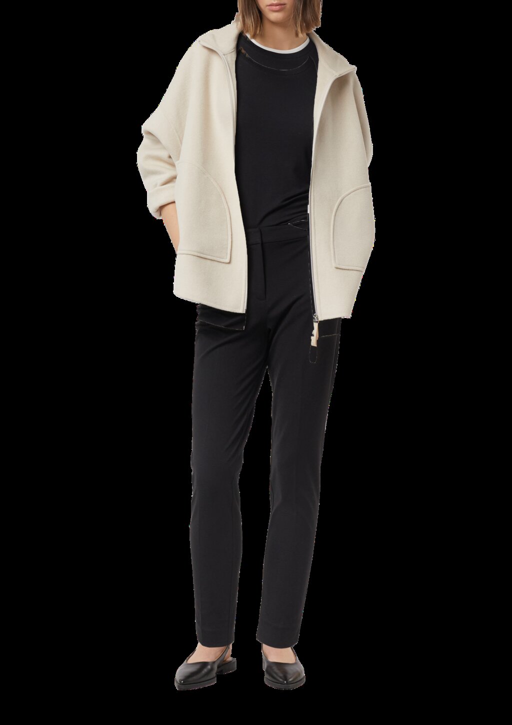 Cigarette-Pants aus weichem Jersey