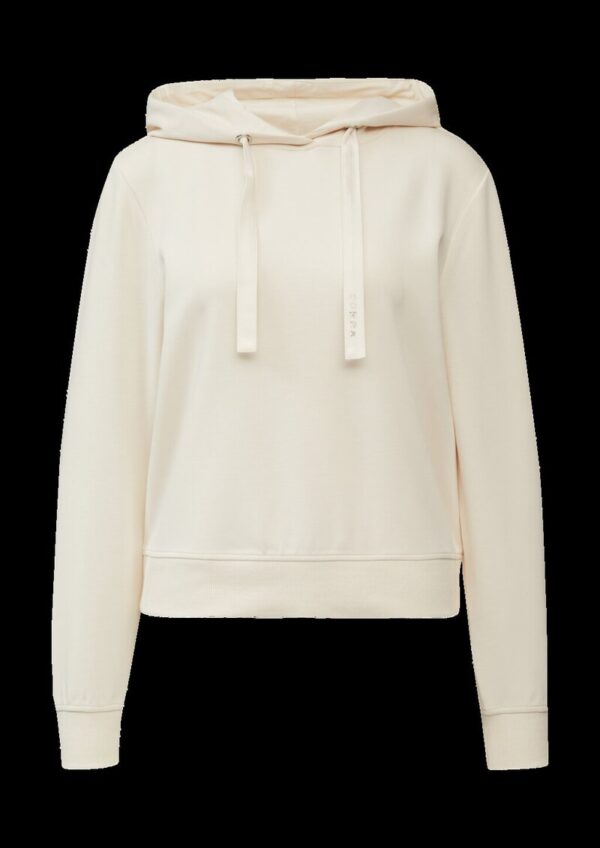 Sweatshirt mit Kapuze und Schmucksteinchen