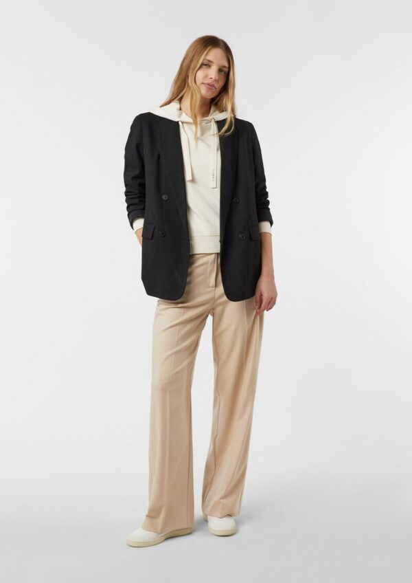 Sweatshirt mit Kapuze und Schmucksteinchen