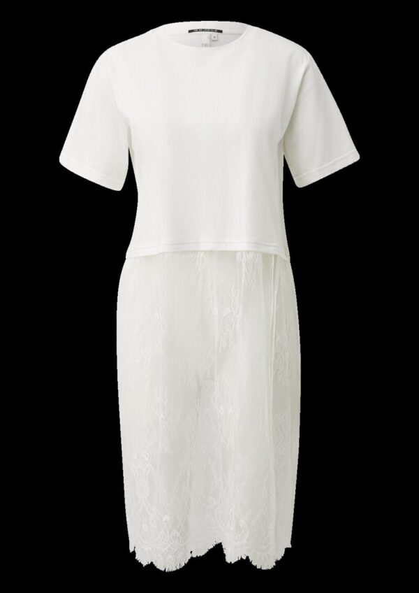 Shirtkleid mit Spitze