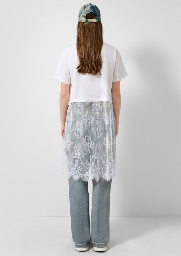 Shirtkleid mit Spitze