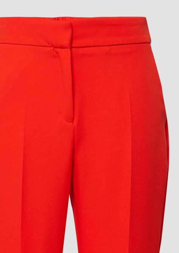 Elegante Slim-Fit-Hose mit Tapered Leg und hohem Bund