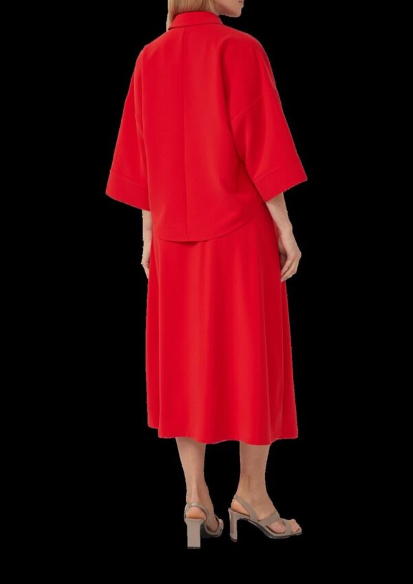 Festlicher Midirock mit Elastikbund und Raffung