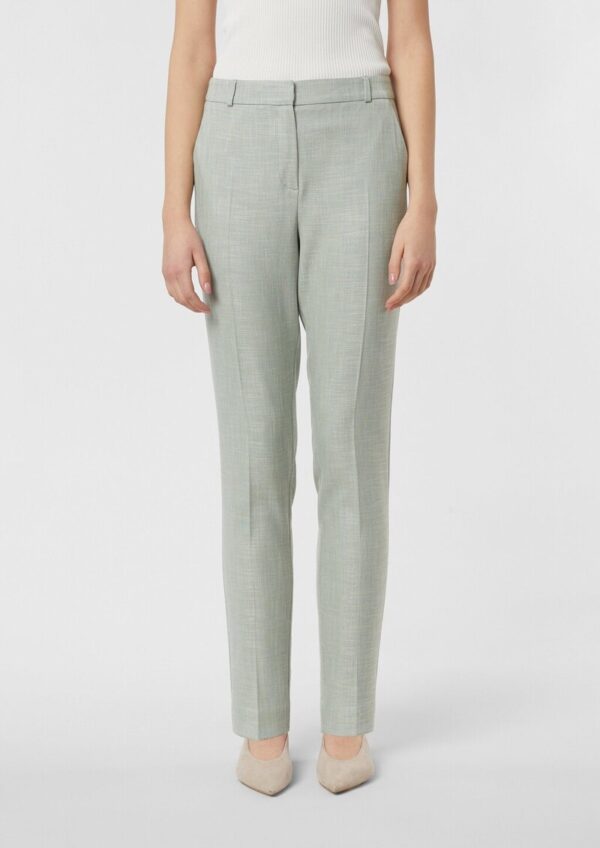 Elegante Cigarette-Pants mit Struktur