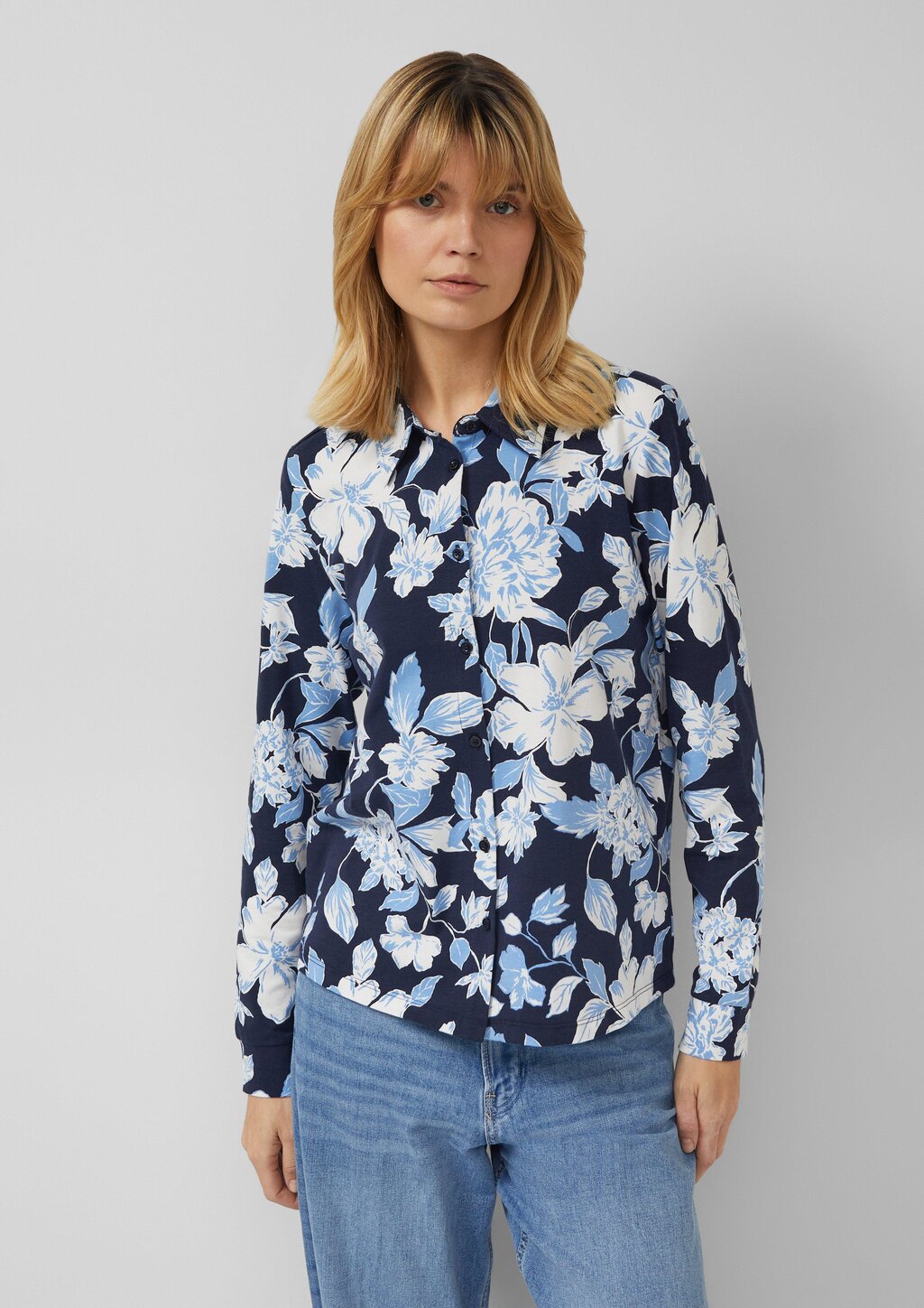 Elastische Jerseybluse