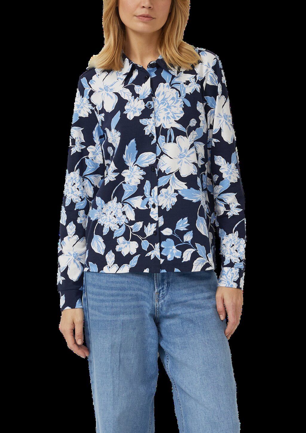 Elastische Jerseybluse