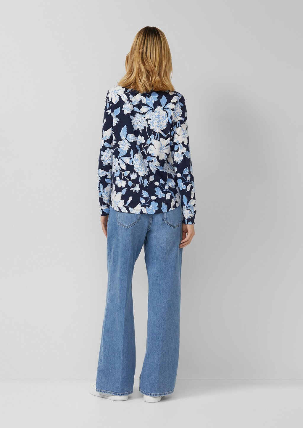 Elastische Jerseybluse