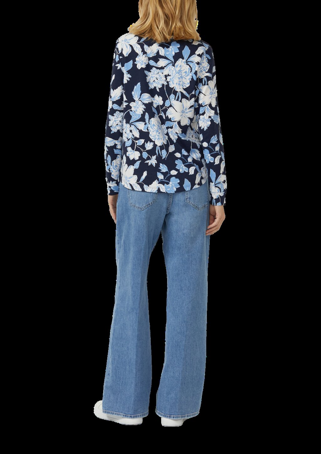 Elastische Jerseybluse