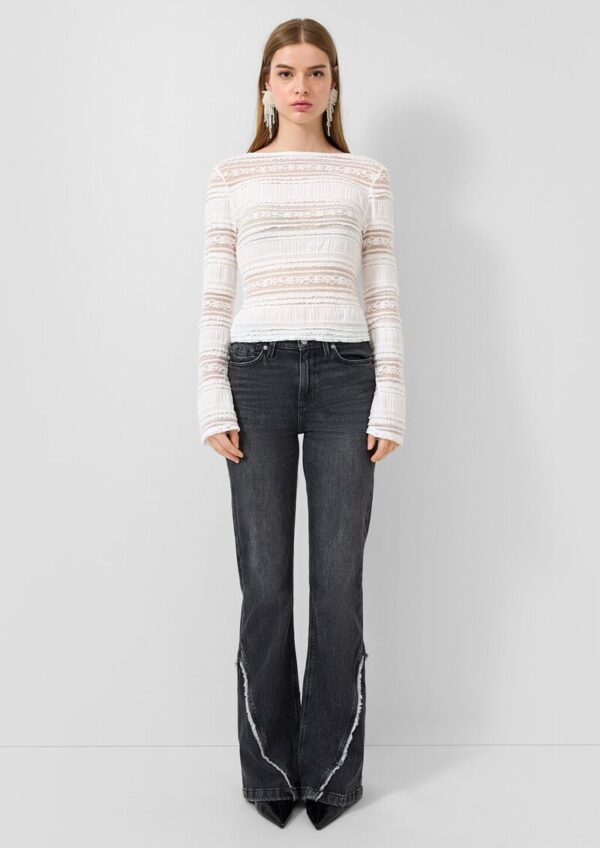 Jeans Reena / Slim Fit / High Rise / Flared Leg