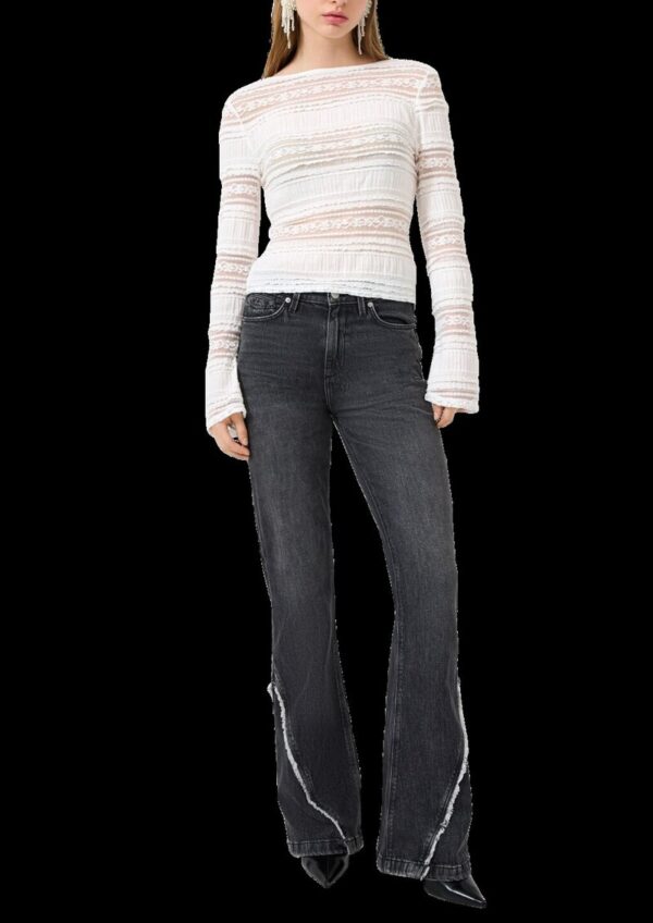 Jeans Reena / Slim Fit / High Rise / Flared Leg