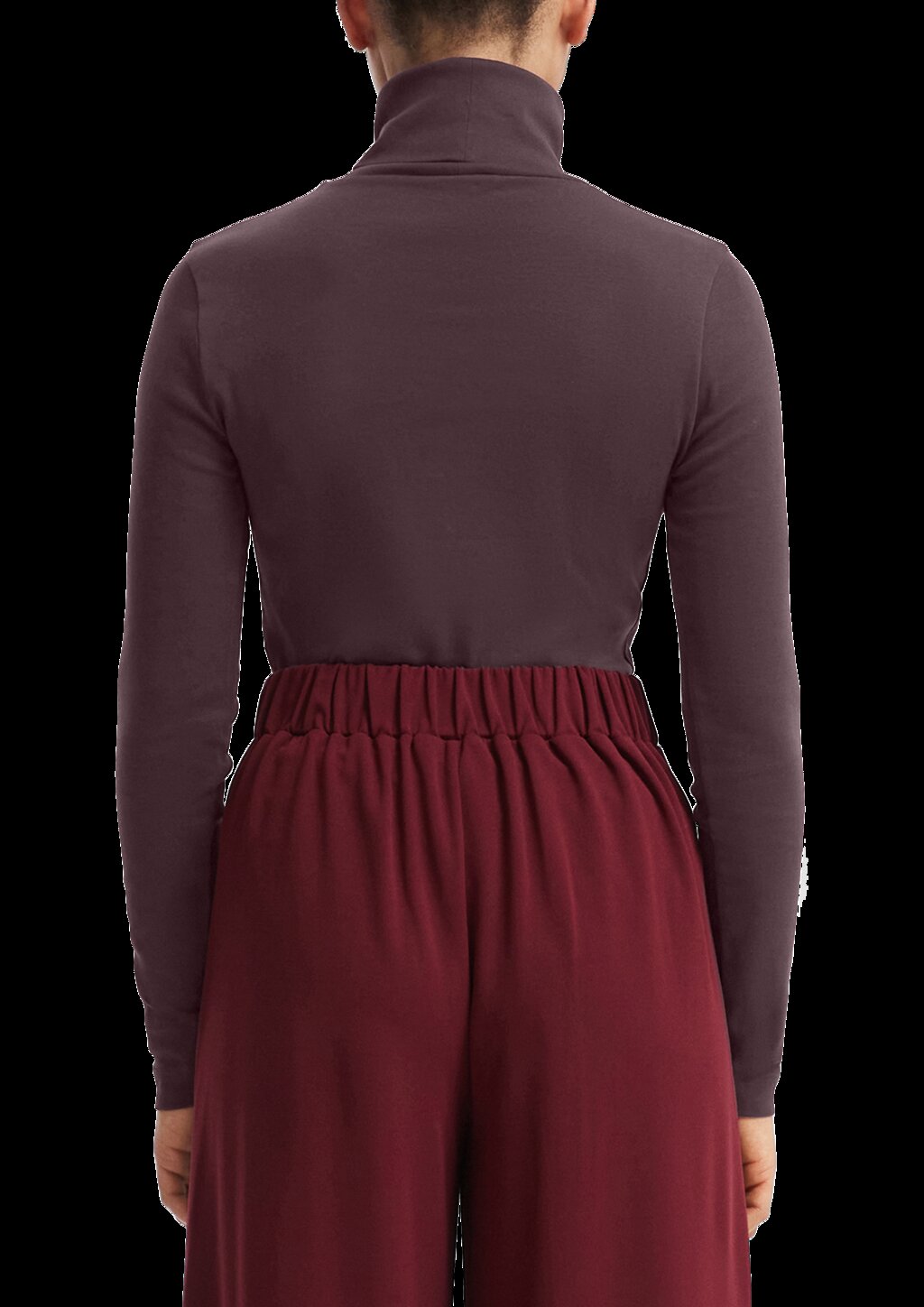 Langarmshirt mit Rollkragen